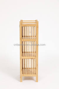 أثاث منزلي Bamfox 3 طبقات من الخيزران خزانة مستدامة متعددة الأغراض وحل تخزين مخصص - Product Image 2