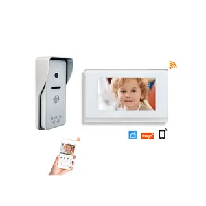 Vendita calda pannello acrilico HD 7 pollici visione notturna Wifi Tuya Smart Intercom Video citofono Video