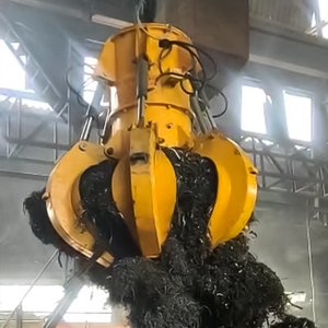 Seau hydraulique rotatif électrique <span class=keywords><strong>Orange</strong></span> <span class=keywords><strong>Peel</strong></span> Grappin pour ferraille en acier - Product Image 2