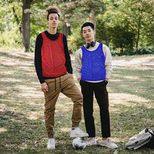 Rompi latihan kelompok rompi melawan seragam sepak bola anak-anak rompi latihan basket - Product Image 5