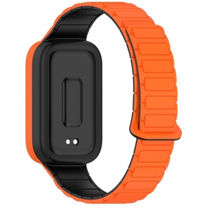 Correa de reloj de silicona magnética superventas para <span class=keywords><strong>Xiaomi</strong></span> para Redmi <span class=keywords><strong>Band</strong></span> 3 Correa deportiva de dos colores accesorios de pulseras de repuesto - Product Image 6