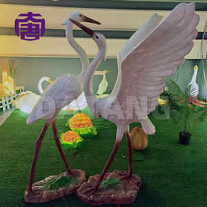 Luz LED IP65 Personalizada con Forma de Garza 3D, Decoración para Exteriores, Bodas, Navidad, Diwali, Luces Decorativas de Resina Transparente - Product Image 4