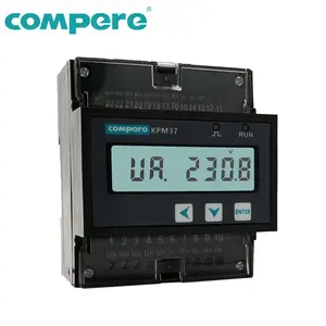 Modbus RS485 33kv de medición medidor eléctrico a carril DIN medidor de energía para