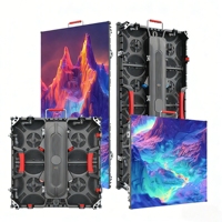 Светодиодный видеоэкран 500x1000 мм P4.81 8K HDR10 IP65 водонепроницаемый, с высокой частотой обновления, для аренды на открытом воздухе, для розничных магазинов, лифтов
