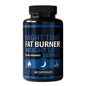 Nighttime Fat Burning Capsules (60 Capsules) Natural Ingredients Supports Weight Management <b>Metabolism</b> Management Immune - Product Image 1