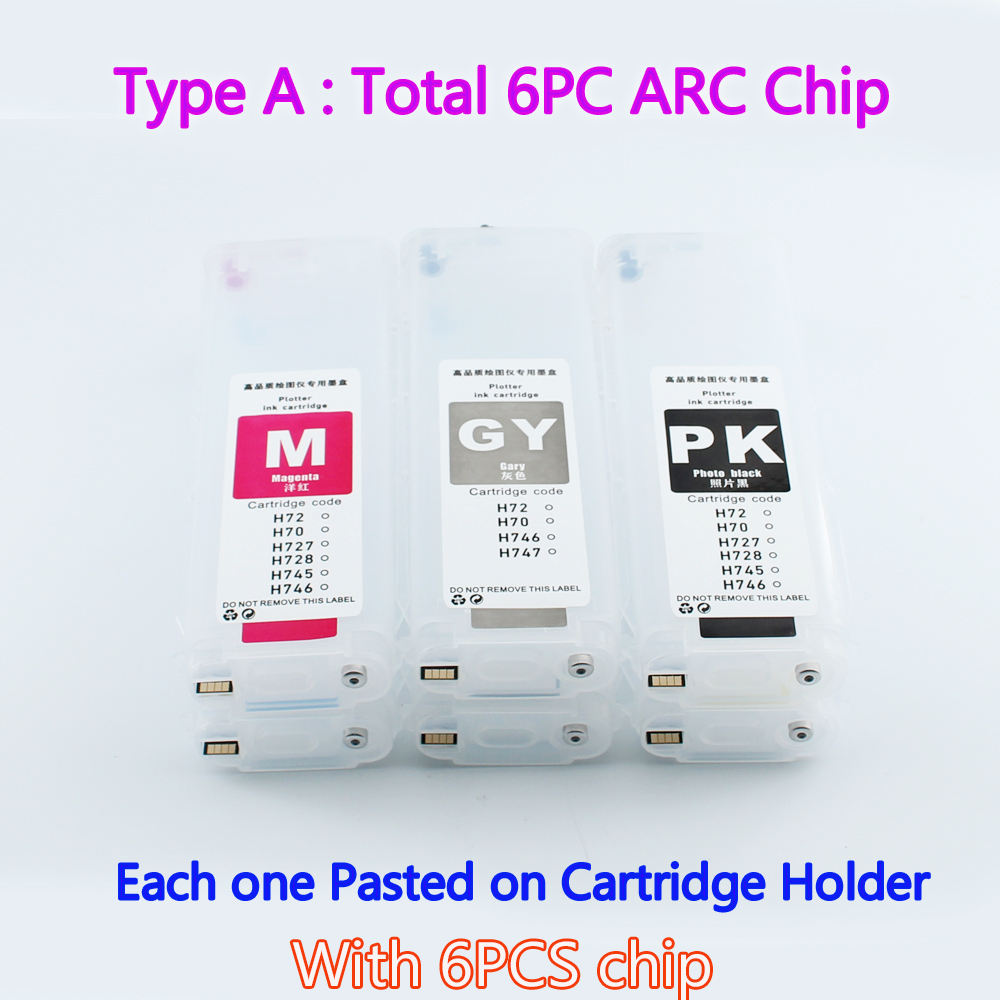 Type A avec puce 6 pièces