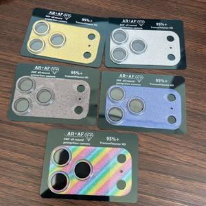 Glitter scintillante lente della fotocamera protettore per iPhone 17 Pro Max Rainbow splendente per iPhone Air 17 Pro pellicola della fotocamera - Product Image 5