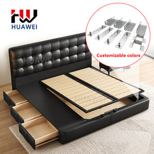 华为现代家具床架连接器家具配件金属床转角连接钩 - Product Image 6