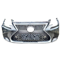 Utilisé pour Lexus LS Series Noir Ensemble de sécurité avant avec calandre radiateur Daytime Running Light Body Kit LS500 Bumper ABS Materi