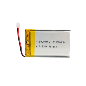 Batería Li-Po 3,7 V 900mAh batería de polímero recargable delgada 603048 batería de bolsa - Product Image 1