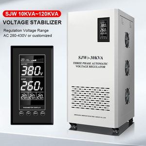 Source d'alimentation industrielle CNC haute précision 380 V, puissance <span class=keywords><strong>10</strong></span> <span class=keywords><strong>kVA</strong></span>, 30 <span class=keywords><strong>kVA</strong></span>, 50 <span class=keywords><strong>kVA</strong></span>, régulateur/<span class=keywords><strong>stabilisateur</strong></span> <span class=keywords><strong>de</strong></span> <span class=keywords><strong>tension</strong></span> automatique triphasé AC - Product Image 2