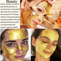 Czur — masque Facial à feuille d'or 24k, véritable, 99.9%, pour soins de la peau, à usage domestique et Salon de beauté, au Spa