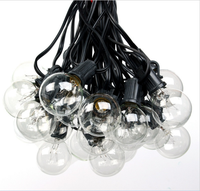 Ampoules de guirlande lumineuse globe E12 E14 G40 120V 240V 5W 7W 10W 15W, ampoules incandescentes pour jardin, extérieur, Noël, fête, décoration