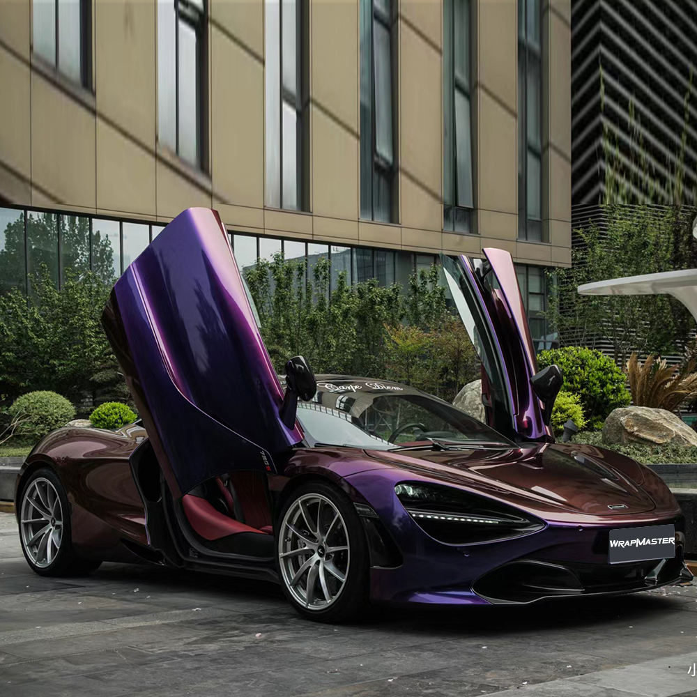 1.52*17m Chameleon Color Shift Vinyl Wrap For Cars - Oem Customize