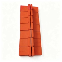 Bloc d'isolation en silicone résistant aux températures élevées et basses pour équipements électriques, amortissement des vibrations, raccords d'isolation