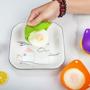 Moule de cuisson en silicone pour œufs, antiadhésif, pour la cuisson des œufs pochés, idéal pour la cuisine domestique et la vente en gros - Product Image 2
