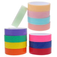 Cinta Adhesiva BOPP YS en Rollo Jumbo, de una Sola Cara, No Tóxica, Ecológica, para Manualidades Infantiles y Regalos de Fiesta