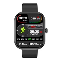 Montre carrée numérique LED électronique en gel de silice IP67 avec moniteur de fréquence cardiaque pour enfants et étudiants, idéale pour le sport et la santé - Ventes directes usine 2024