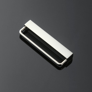 High <b>End</b> Metal <b>Bar</b> Buckle Silver Black Alloy Durable Garment Accessory For Clothing Coats Bag Decorative Buckles DIY - Product Image 2