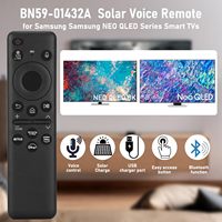 Télécommande solaire BN59-01432A pour téléviseur Samsung avec cellule solaire rechargeable