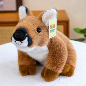 ตุ๊กตาสัตว์กวางโรว์แบบยืนและนอน ขายส่ง ตุ๊กตาขนนุ่มพิเศษ บรรจุเม็ดบีดถ่วงน้ำหนักที่แขนและท้ายท่อน - Product Image 5