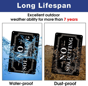 لافتات مرور وتحذير للشوارع ومواقف السيارات مصنوعة من البلاستيك العاكس PVC باللونين الأبيض والأسود والألومنيوم بتصميم مخصص بالجملة - Product Image 2