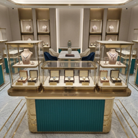 Comptoir de présentation de bijoux moderne sur pied, vitrine à diamants, vitrine pour montres, vitrine à lunettes de soleil avec éclairage LED et rangement