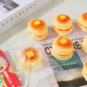ของเล่นบีบคลายเครียดรูปแพนเค้ก TPR เนื้อนุ่ม บีบได้ คลายความกดดัน - Product Image 4