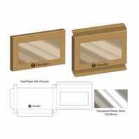 Caja de Papel Plegable Impresa a Color Personalizable al por Mayor para Lentes de Contacto de Color, Embalaje Cosmético Sostenible de Primera Calidad