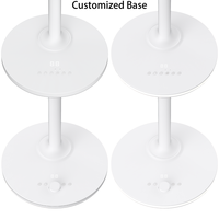Ventilateur sur pied oscillant RUNAL 14 pouces T6 en plastique, réglable en hauteur, rechargeable, silencieux, avec application intelligente Tuya pour la maison