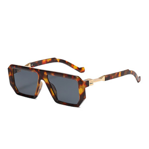 Hot Fashion New Men and Women the Same Outdoor <b>Driving</b> Sunscreen Color Retro Square Sunglasses - Product Image 6