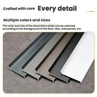 Plinthe Moderne en Alliage d'Aluminium à Coller 60mm 80mm Sans Perçage, Plinthe Métallique 2,5m Durable, Étanche, Plusieurs Couleurs, Pour Intérieur