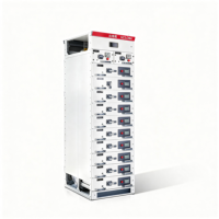 Armoire de Commutation Électrique Industrielle Extérieure/Intérieure Basse Tension OEM, Panneau GCS Rétractable Isolé à l'Air, 1 Panneau IP54 2500A