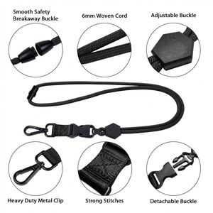 Detachable Cord Neck <b>Lanyards</b> for ID Badges - Custom Printed for Sports and Team Building Activities - Product Image 3