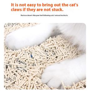 안정적인 공급 화이트 고양이 모래 벤토나이트 pH 건강 고양이 모래 천연 벤토나이트 분쇄 두부 고양이 모래 - Product Image 3