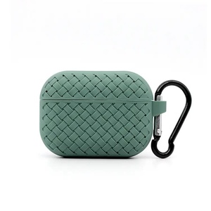 Funda Protectora para Auriculares de Silicona de Lujo, Gruesa, Resistente a los Golpes, con Textura Tejida, para AirPods 1/2/3/Pro/Pro2, Portátil - Product Image 2