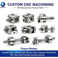 Module de fixation usiné CNC 5 axes sur mesure OEM, composants de base de montage et de positionnement en aluminium 6061 haute dureté et acier inoxydable 201 316