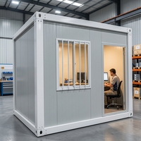 CE Maison mobile préfabriquée moderne à assemblage rapide, conception modulaire en kit, pliable, avec structure en panneaux sandwich en acier
