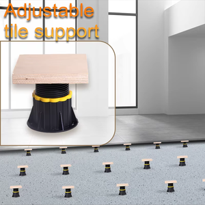 Sunsbuild Factory Direct PP Plastic Adjustable Pedestal System Outdoor Kitchen Hotel <b>Decking</b> Tile Balcony Rooftop Raised Floor - Product Image 3