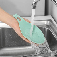 Accessoires de cuisine Gadgets pour la maison et la cuisine Tampon de cuillère en silicone pour ustensiles de cuisine Isolation thermique Moyens de nettoyage facile Tampon de cuillère