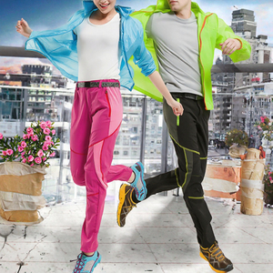 Quick Dry Elastic Outdoor Pants <b>Waterproof</b> <b>Thin</b> Hiking Trousers Mid Waist Stretch Jogger for Men and <b>Women</b> - Product Image 2