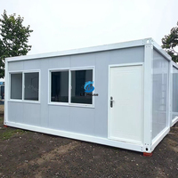 Kits de Casas Contenedor Modulares Desmontables - Construcción de Panel Sándwich de Acero Transpirable Personalizable para Apartamentos, Tiendas, Minería 5+
