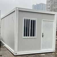 Maisons préfabriquées Mini maison modulaire détachable en conteneur 20 pieds Mobile Portable Démontable