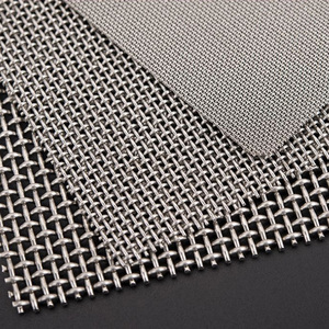 Mạ kẽm thép không gỉ dệt Màn hình công nghiệp lọc với Uốn Tóc bồng chăn nuôi bảo vệ dây lưới Hàn dịch vụ chế biến - Product Image 1