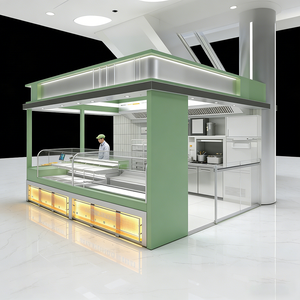 Boulangerie Composite magasin de détail longue bande droite style stratifié ligne droite type présentoir - Product Image 4