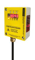 Capteur de déplacement laser longue portée 30 m, sortie analogique RS485, boîtier robuste IP67, affichage 5 chiffres pour une mesure précise de la distance