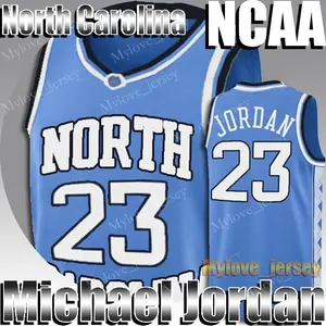 NCAA North Carolina 23 Michael Jersey Pria Wanita anak-anak sepak bola seragam sepak bola latihan pertandingan sepak bola latihan tahan lama