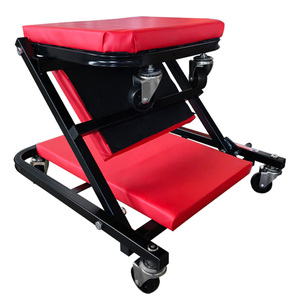 เก้าอี้ช่างซ่อมรถยนต์แบบมีล้อเลื่อน 36 นิ้ว 2-in-1 รุ่น Heavy Duty พับได้ สีแดง รุ่น Z <span class=keywords><strong>Creeper</strong></span> <span class=keywords><strong>Seat</strong></span> - Product Image 3