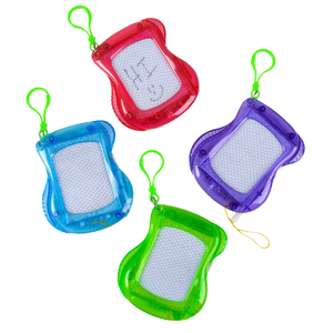 Mini Magnetic Zeichenbrett Kinder 6 Farben lösch bare Gekritzel Skizze Kunststoff Rucksack Schlüssel bund 4,5 Zoll 5-7 Jahre Geburtstags feier - Product Image 4