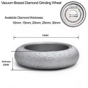 <span class=keywords><strong>ล้อ</strong></span>ขัด75มม. X 15มม. สูญญากาศถ้วยเพชรถ้วยคอนกรีตสำหรับเหล็กหล่อสีเทา - Product Image 4